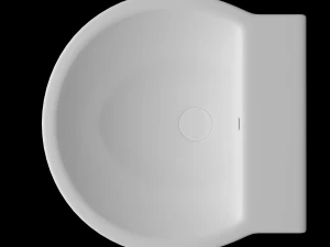 pedestal half round wash basin modeled in 3ds max 3D Model