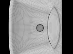 pedestal rectangle wash basin modeled in 3ds max Modelo 3D