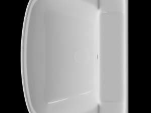 pedestal rectangle wash basin modeled in 3ds max Modèle 3D