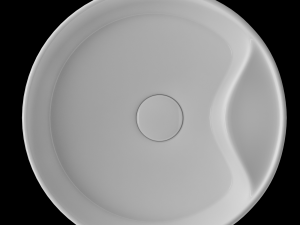 table top wash basin in circle shape modeled in 3ds max Model 3D