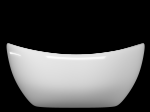 table top wash basin in oval shape modeled in 3ds max 3D Model