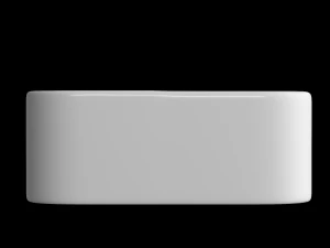 table top basin in rectangle shape modeled in 3ds max 3D Model