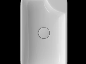 table top basin in rectangle shape modeled in 3ds max 3D Model