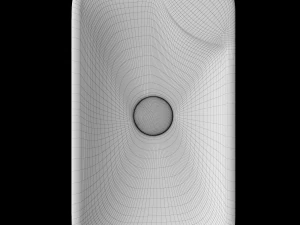 table top basin in rectangle shape modeled in 3ds max 3D Model
