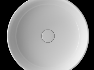 table top wash basin in circle shape modeled in 3ds max 3D Model