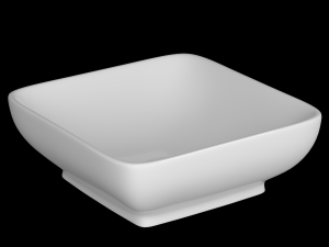 table top wash basin in square shape modeled in 3ds max 3D Model