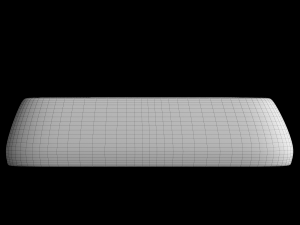 table top basin in rectangle shape modeled in 3ds max Modelo 3D