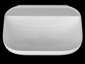 table top sink in rounded rectangle shape in 3ds max 3D Model