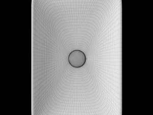tabletop washbasin in rounded rectangle shape modeled in 3ds max 3D Model