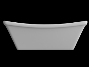 tabletop washbasin in rectangle shape modeled in 3ds max Modello 3D