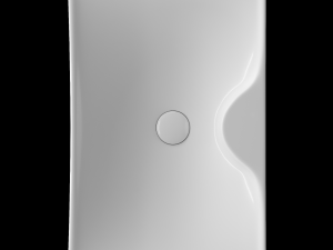 tabletop washbasin in rectangle shape modeled in 3ds max Modello 3D