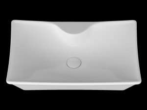 tabletop washbasin in rectangle shape modeled in 3ds max Modello 3D