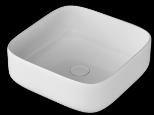 table top wash basin in square shape modeled in 3ds max 3D मॉडल