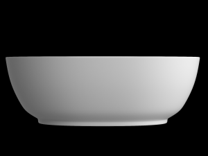 table top wash basin in round shape modeled in 3ds max 3D Model