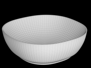 table top wash basin in round shape modeled in 3ds max 3D Model