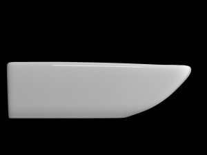 table top wash basin in rectangle shape modeled in 3ds max Modèle 3D