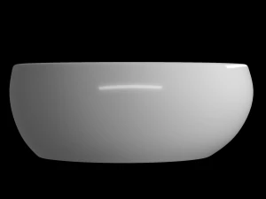 table top wash basin in ellipse shape modeled in 3ds max 3D Model