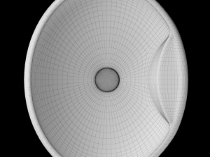 table top wash basin in ellipse shape modeled in 3ds max 3Dモデル