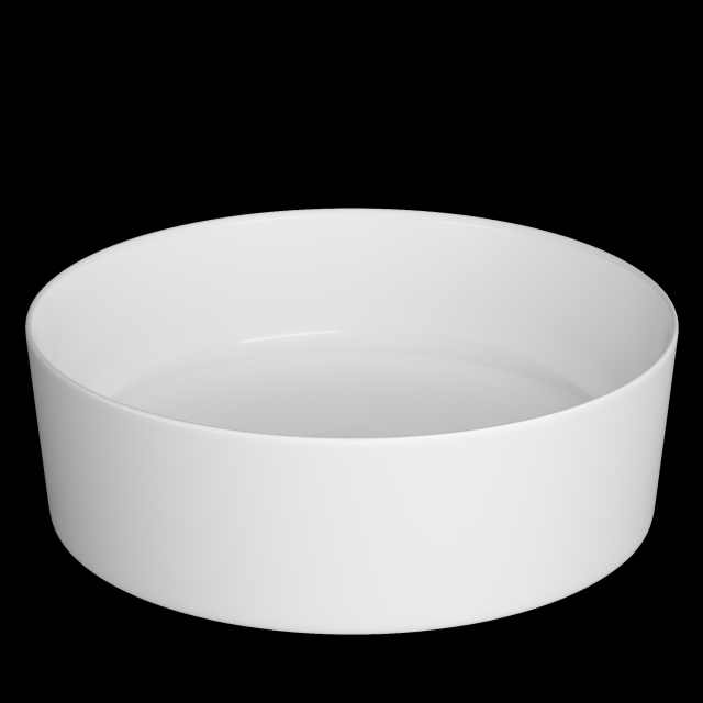 table top wash basin in circle shape modeled in 3ds max 3D Model .c4d .max .obj .3ds .fbx .stl .blend 