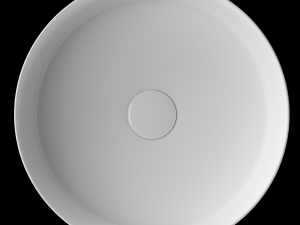 table top wash basin in circle shape modeled in 3ds max 3D Model
