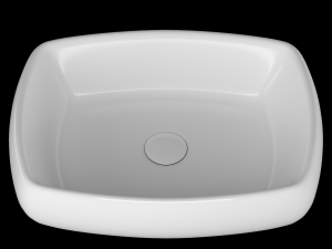 tabletop washbasin in rounded rectangle shape in 3ds max 3D 모델