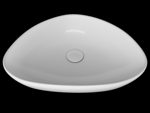 table top wash basin in triangle shape modeled in 3ds max Model 3D