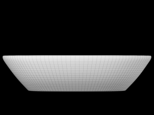 table top wash basin in triangle shape modeled in 3ds max Model 3D