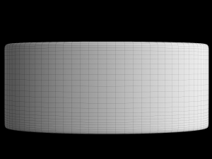 tabletop washbasin in rounded rectangle shape modeled in 3ds max 3D Модель