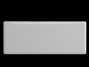 table top wash basin in rectangle shape modeled in 3ds max 3D Model