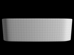 table top wash basin in rounded square shape modeled in 3ds max 3D Модель