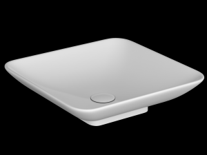 table top wash basin in square shape modeled in 3ds max 3D Model