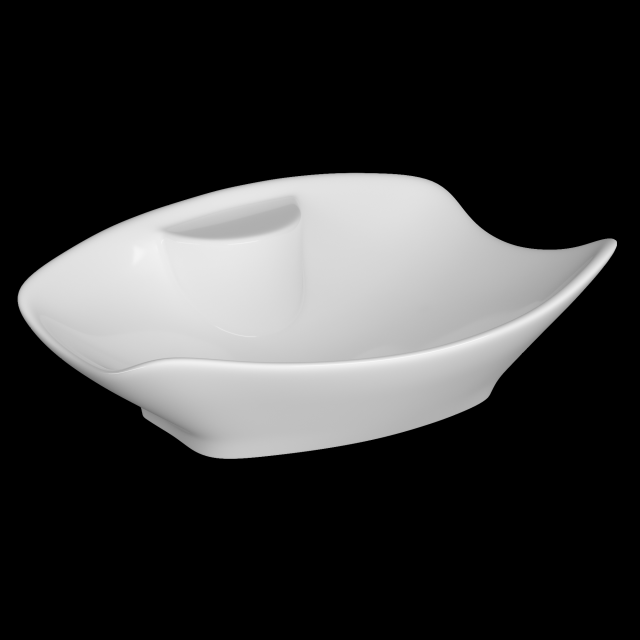 tabletop washbasin in rounded rectangle bowl shape in 3ds max Modello 3D .c4d .max .obj .3ds .fbx .stl .blend 
