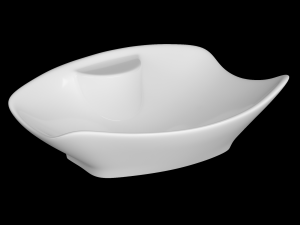 tabletop washbasin in rounded rectangle bowl shape in 3ds max 3D Model