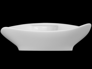 tabletop washbasin in rounded rectangle bowl shape in 3ds max Modello 3D