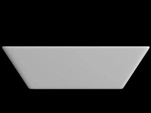 table top wash basin in square shape modeled in 3ds max 3D Model