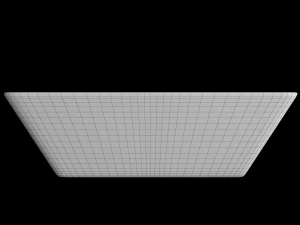 table top wash basin in square shape modeled in 3ds max 3D Model