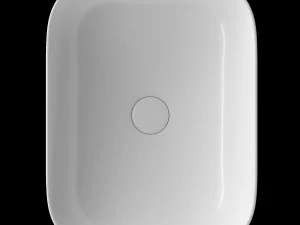 tabletop washbasin in rounded rectangle shape modeled in 3ds max 3D Model