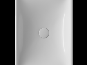 table top wash basin in rectangle shape modeled in 3ds max Modèle 3D