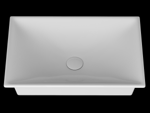table top wash basin in rectangle shape modeled in 3ds max Modèle 3D