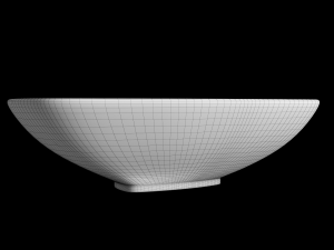 table top wash basin in triangle shape modeled in 3ds max Model 3D