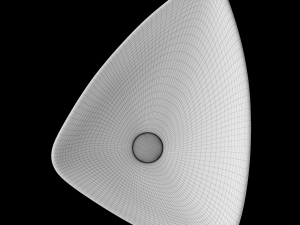 table top wash basin in triangle shape modeled in 3ds max Model 3D