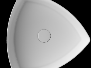 table top wash basin in triangle shape modeled in 3ds max 3D 모델