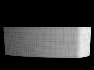 table top wash basin in triangle shape modeled in 3ds max 3D 모델