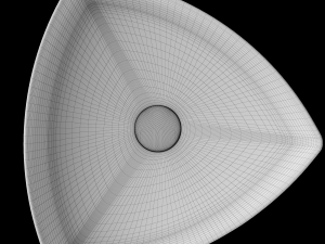 table top wash basin in triangle shape modeled in 3ds max 3D 모델