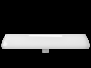tabletop basin in rounded rectangle shape modeled in 3ds max 3D Model
