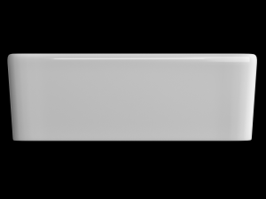 table top wash basin in rectangle shape modeled in 3ds max 3D Model