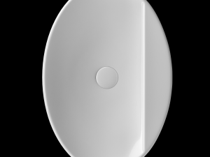 table top wash basin in oval shape modeled in 3ds max 3D Модель