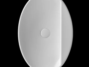 table top wash basin in oval shape modeled in 3ds max 3D Model