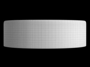 table top wash basin in oval shape modeled in 3ds max 3D Model