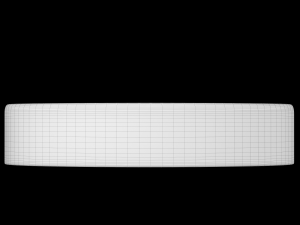 table top wash basin in oval shape modeled in 3ds max 3D Модель